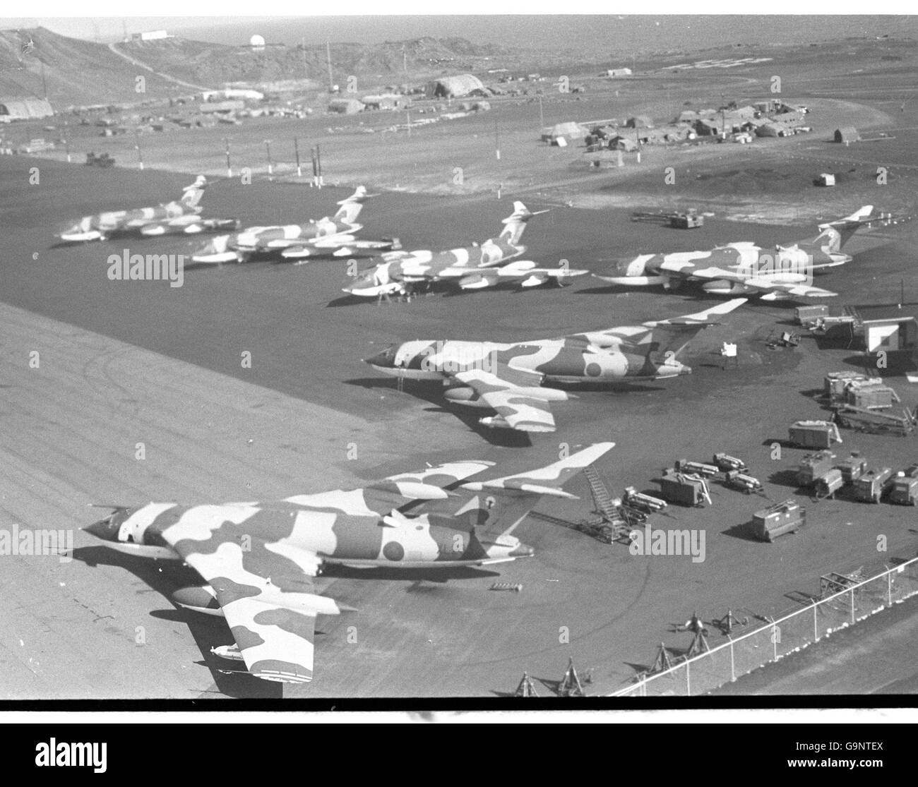 Falkland-Krieg - RAF Victor Tanker auf Ascension Island Stockfoto