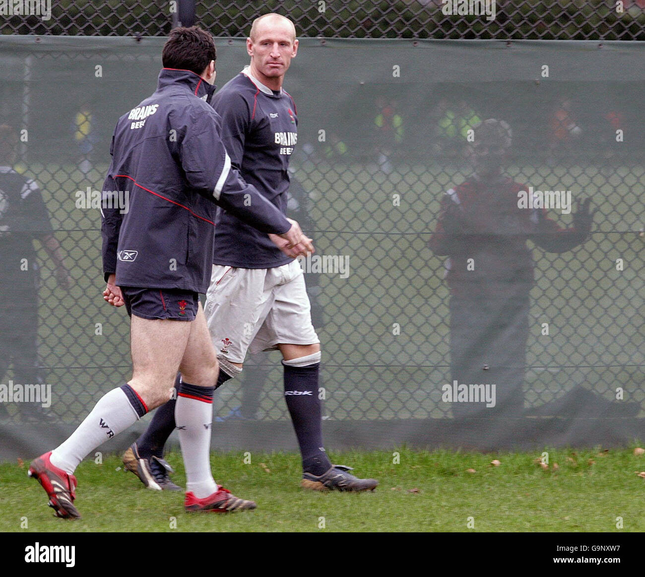 Rugby-Union - Wales Trainingseinheit - Sophia Gardens Stockfoto