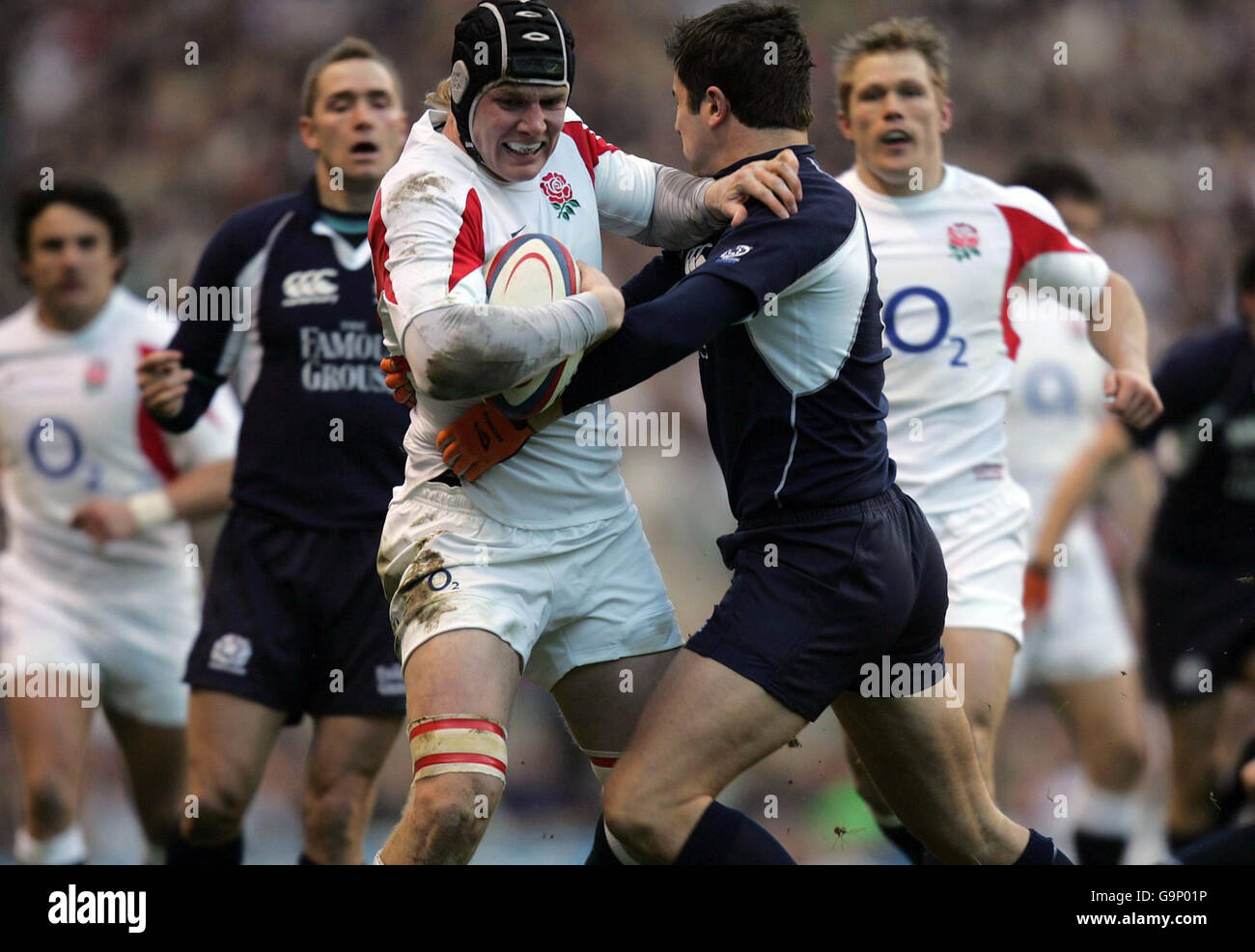 Rugby-Union - RBS 6 Nations Championship 2007 - England V Schottland - Twickenham Stockfoto