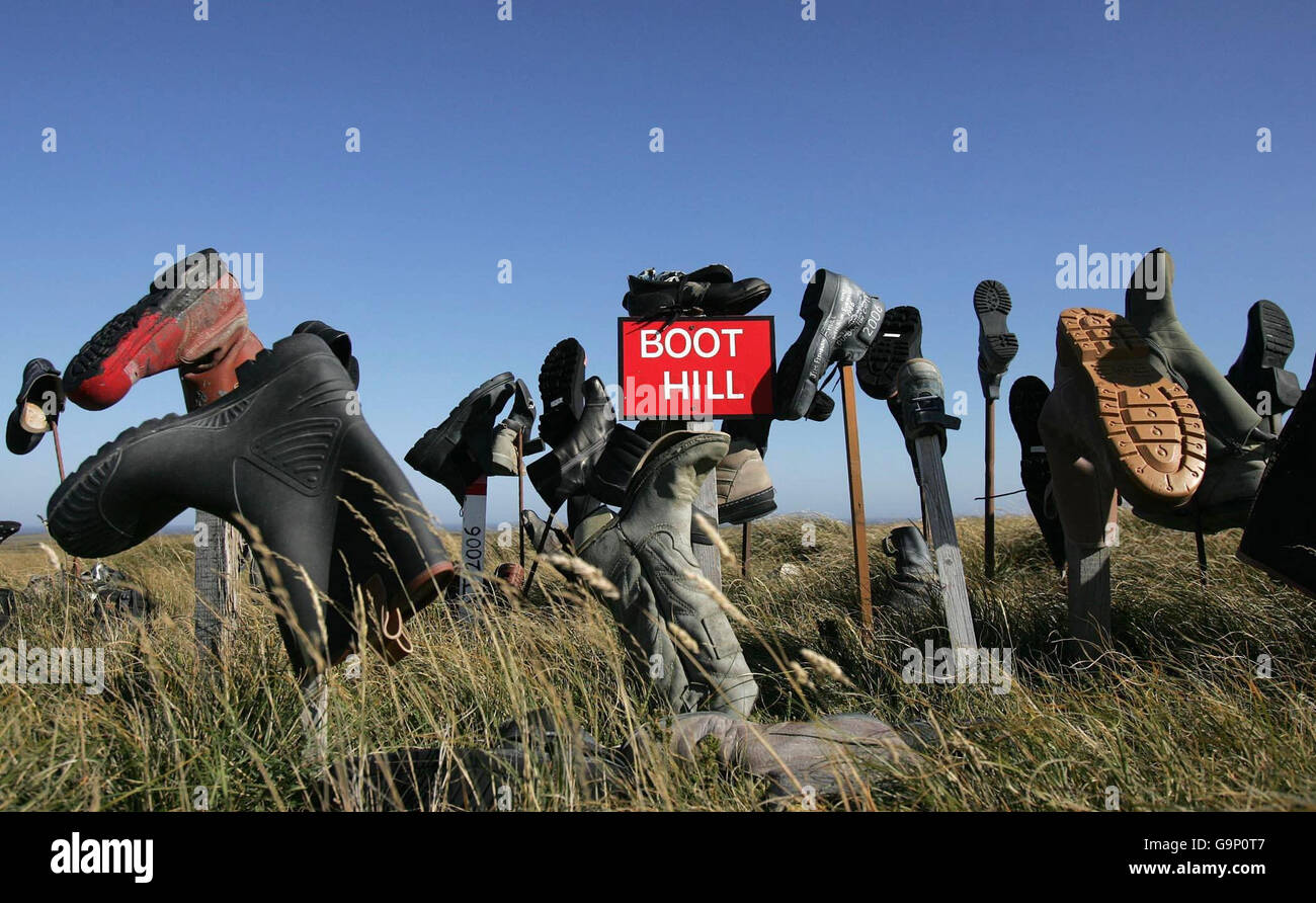 Falklands 25-jähriges Jubiläum Stockfoto