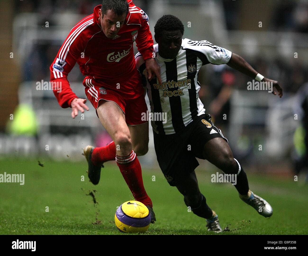 Fußball - FA Barclays Premiership - Newcastle United V Liverpool - St James Park Stockfoto