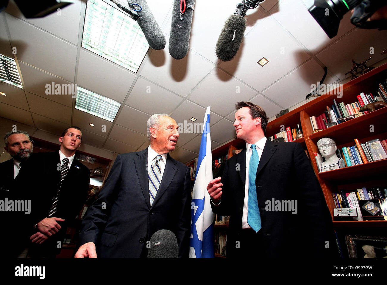 Cameron Besuche Naher Osten Stockfoto