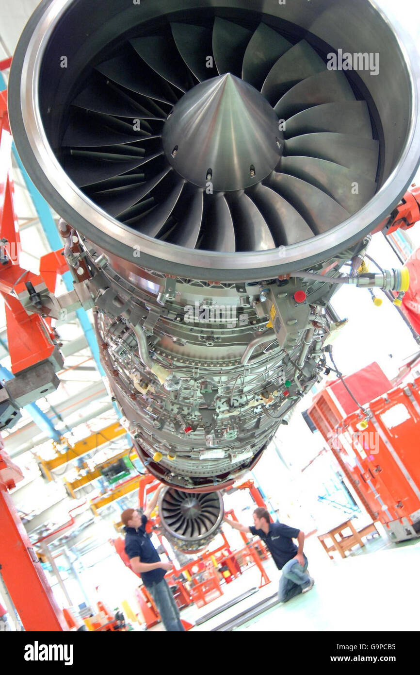 Rolls-Royce-Ankündigung Stockfoto