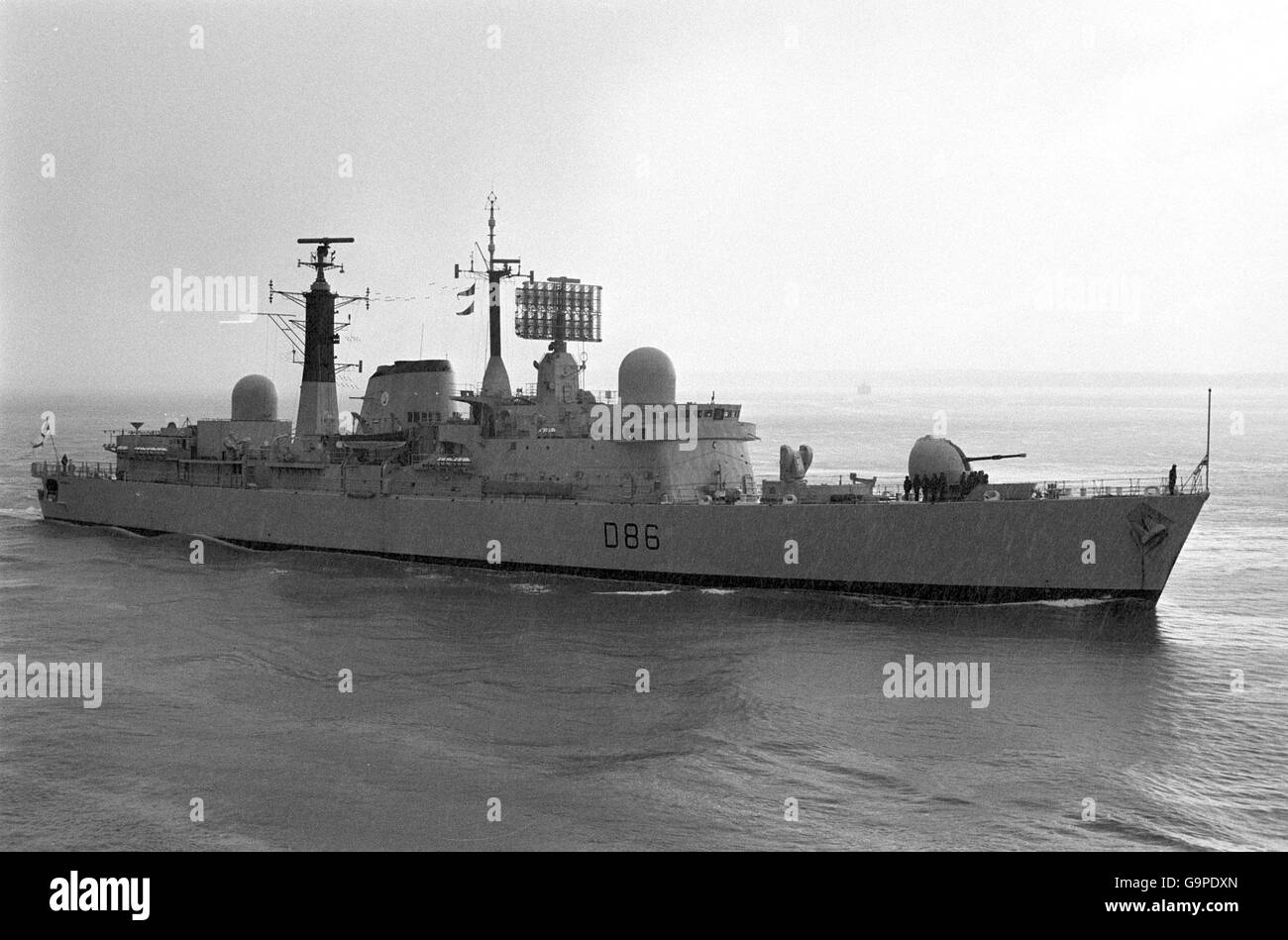 Falkland-Krieg - HMS Birmingham Stockfoto