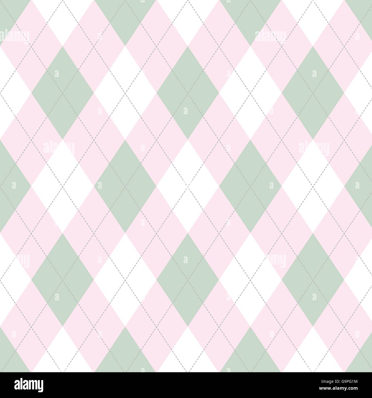 Nahtlose Argyle-Muster. Diamant-Formen-Hintergrund. Stock Vektor