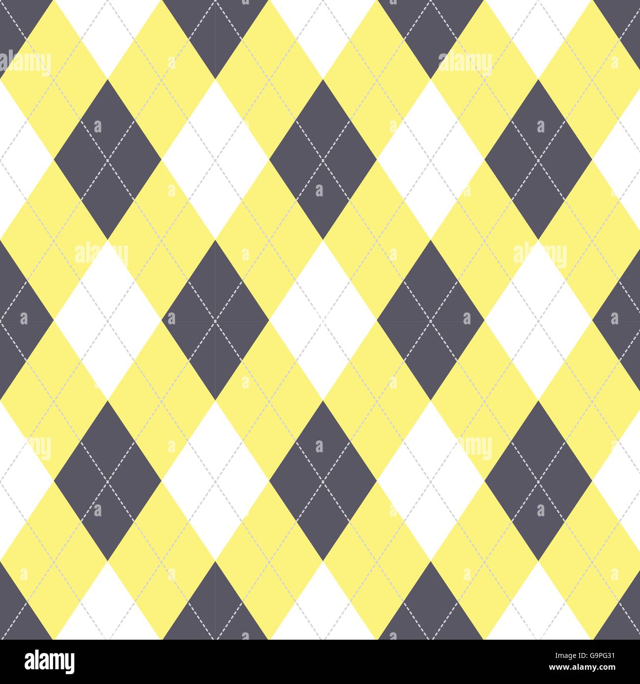 Nahtlose Argyle-Muster. Diamant-Formen-Hintergrund. Stock Vektor