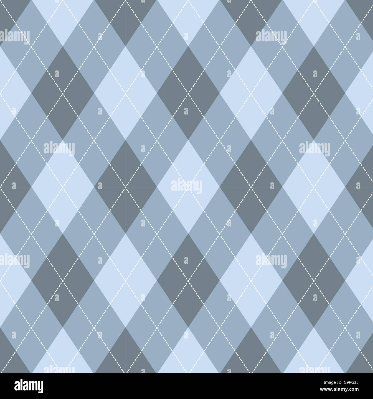 Nahtlose Argyle-Muster. Diamant-Formen-Hintergrund. Stock Vektor