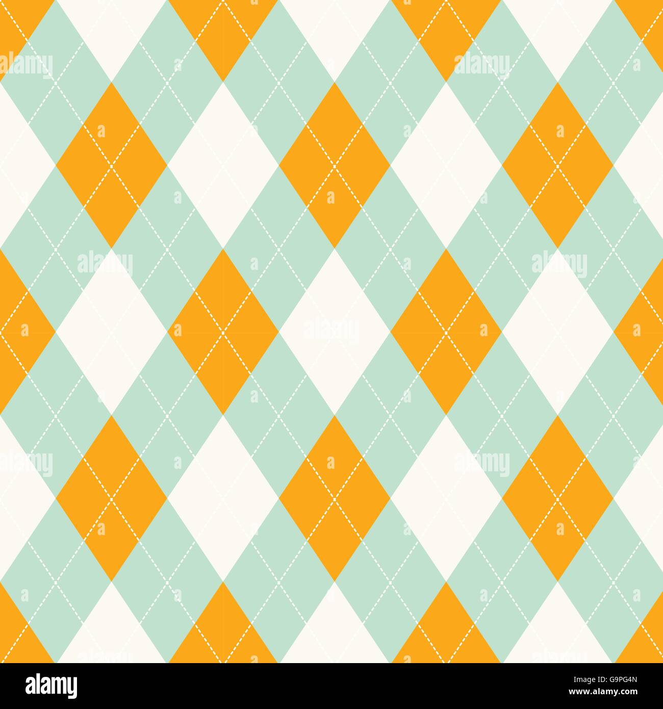 Nahtlose Argyle-Muster. Diamant-Formen-Hintergrund. Stock Vektor