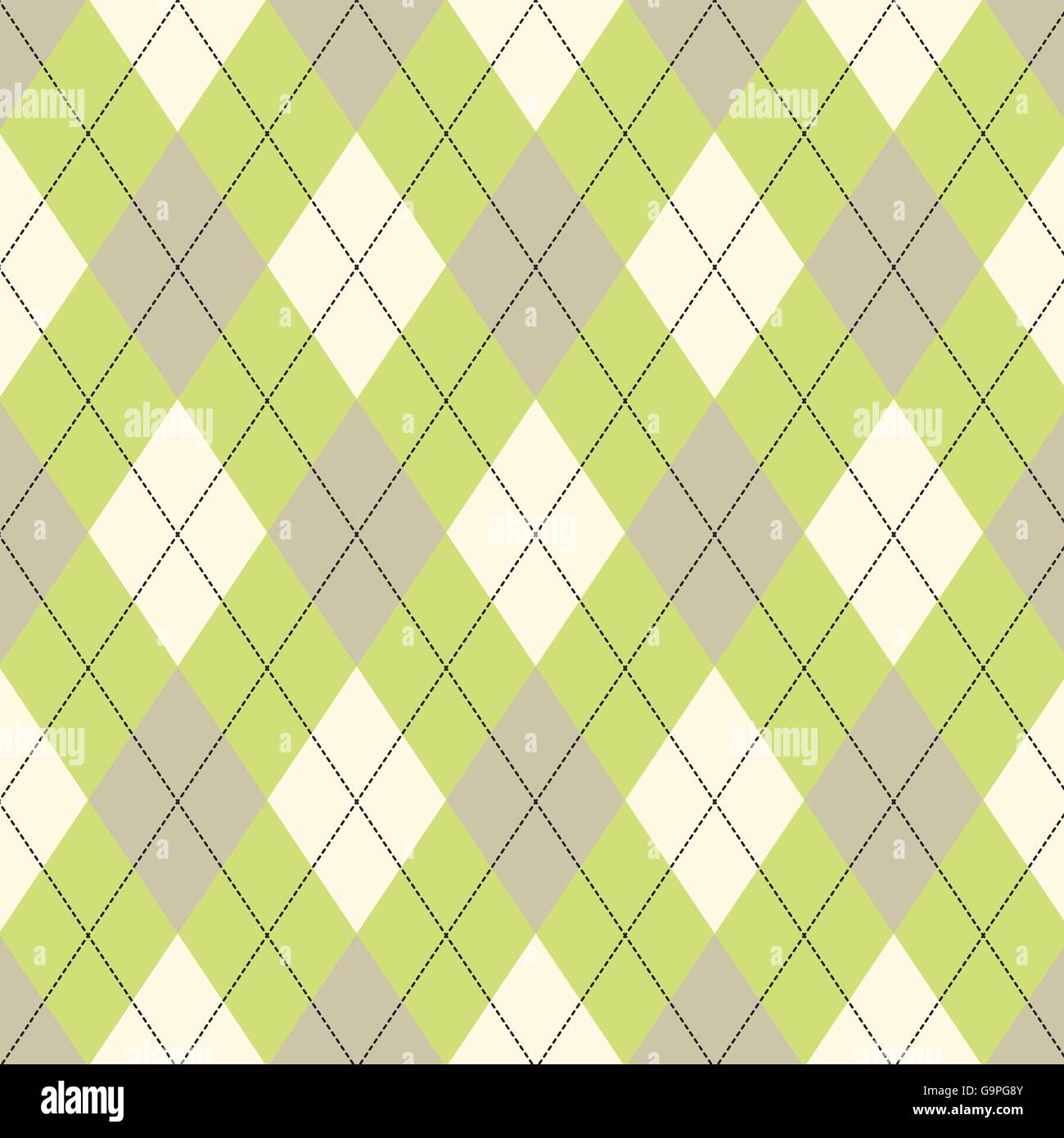 Nahtlose Argyle-Muster. Diamant-Formen-Hintergrund. Stock Vektor