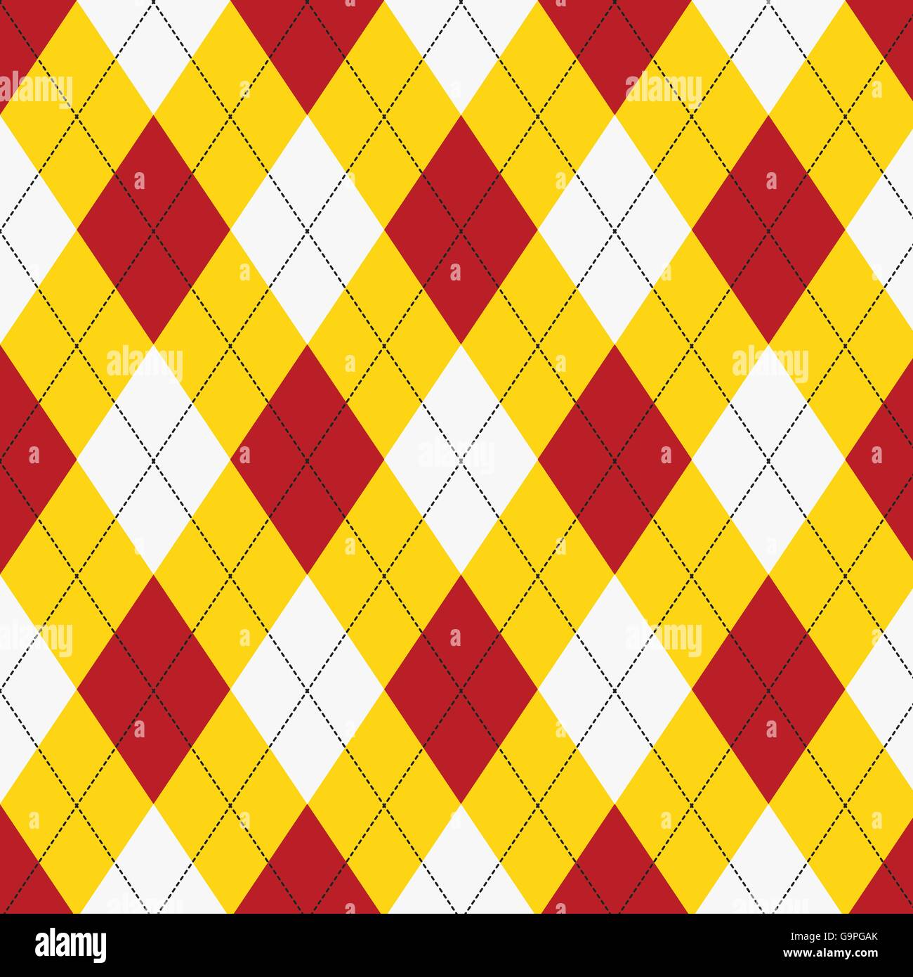 Nahtlose Argyle-Muster. Diamant-Formen-Hintergrund. Stock Vektor