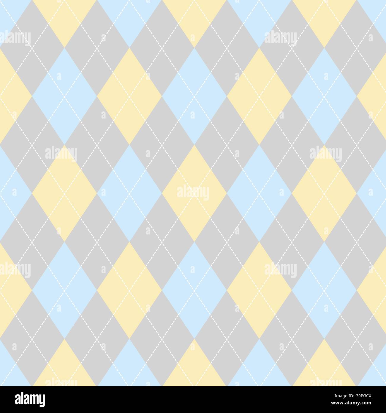 Nahtlose Argyle-Muster. Diamant-Formen-Hintergrund. Stock Vektor