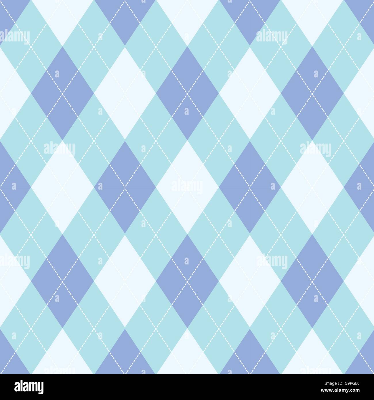 Nahtlose Argyle-Muster. Diamant-Formen-Hintergrund. Stock Vektor