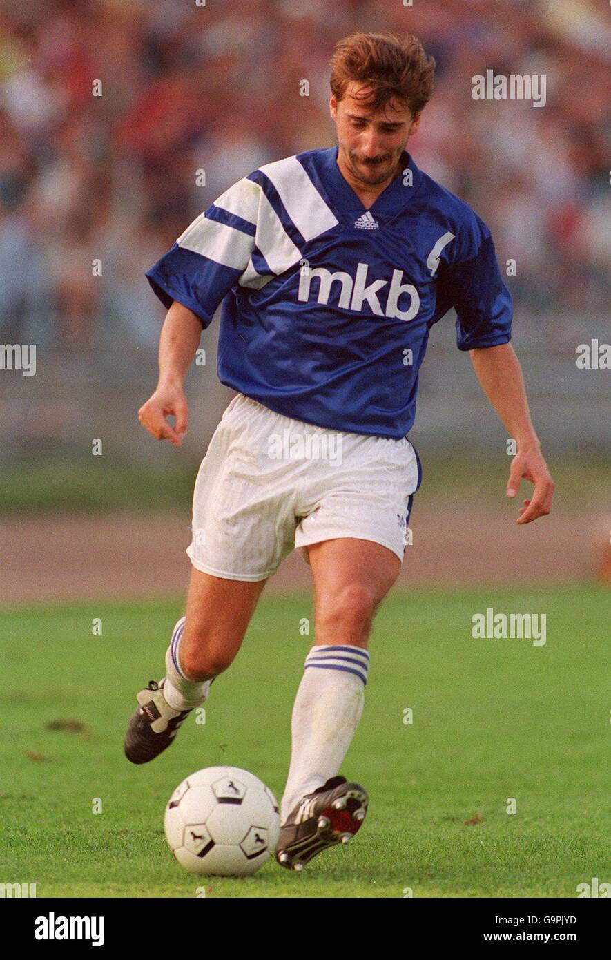 UNGARISCHER FUSSBALL. ISTVAN TURBECK, MTK BUDAPEST Stockfoto