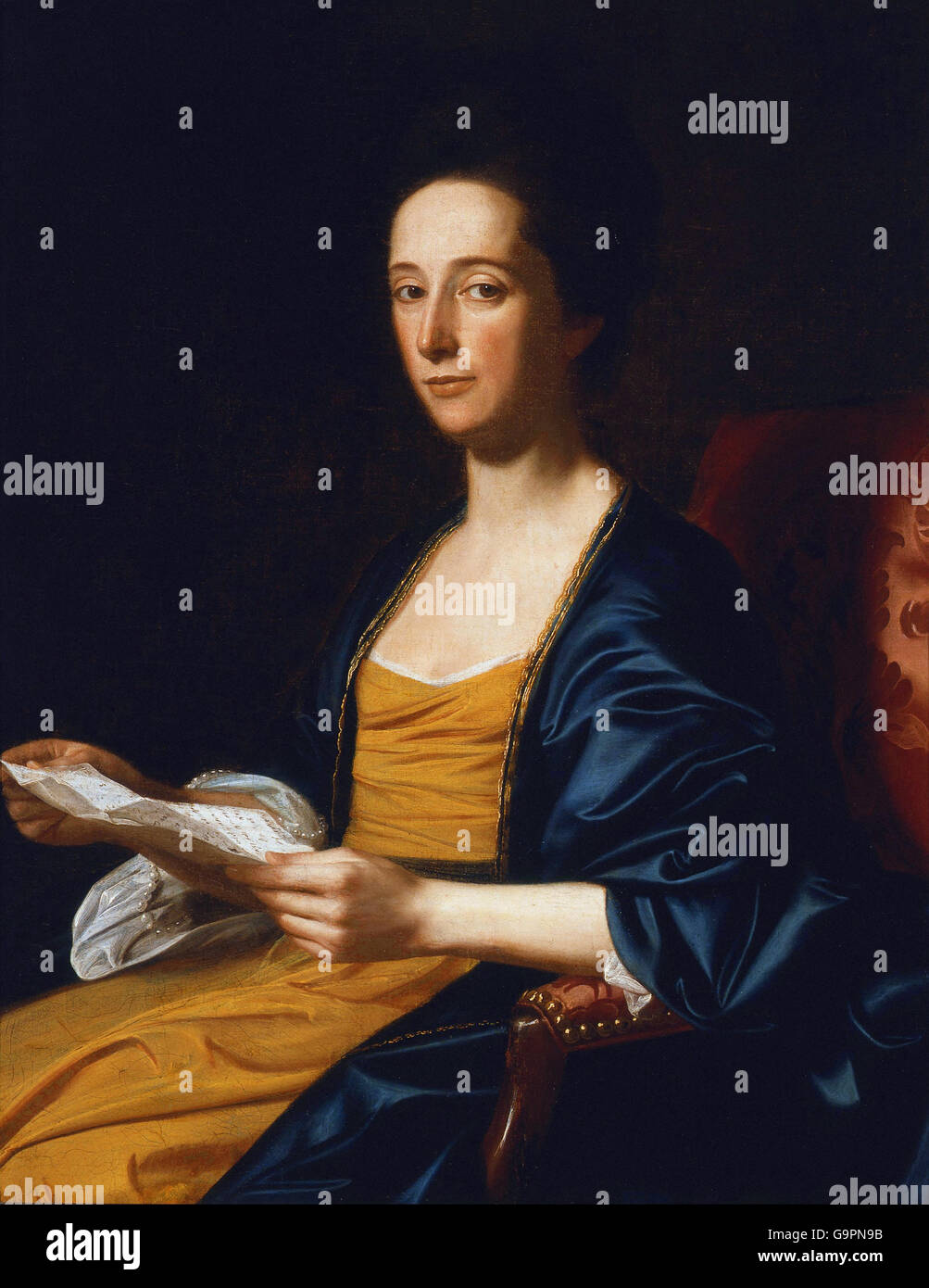 John Singleton Copley - Porträt einer Dame Stockfoto