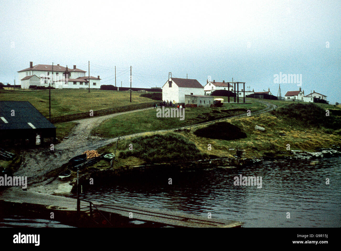 Falkland-Krieg - die Falkland-Inseln Stockfoto