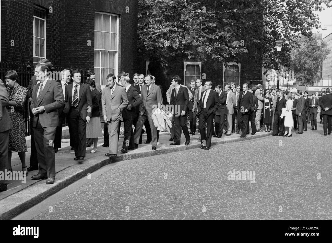Falkland-Krieg - Beamte Stockfoto