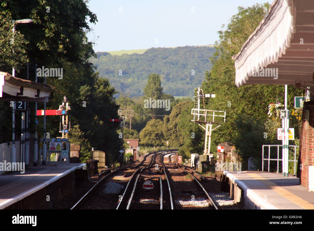 Pulborough Station Stockfoto