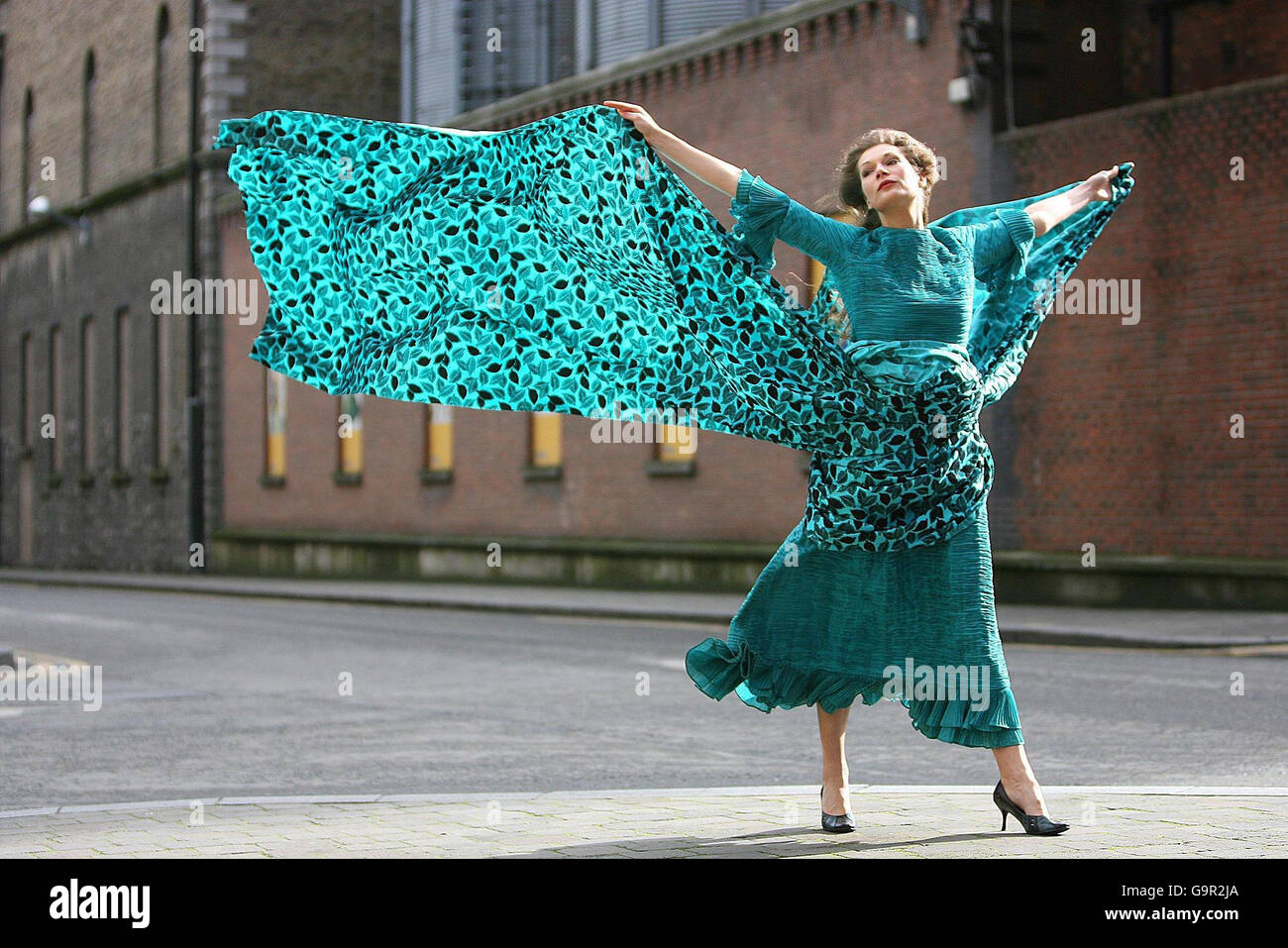 Die Wexford Festival Opera wurde heute im Guinness Storehouse in Dublin mit Lina Kaev als "Rusalka" für die Aufführung von Dvoraks "Rusalka" eröffnet, die während des Festivals aufgeführt werden soll. Stockfoto