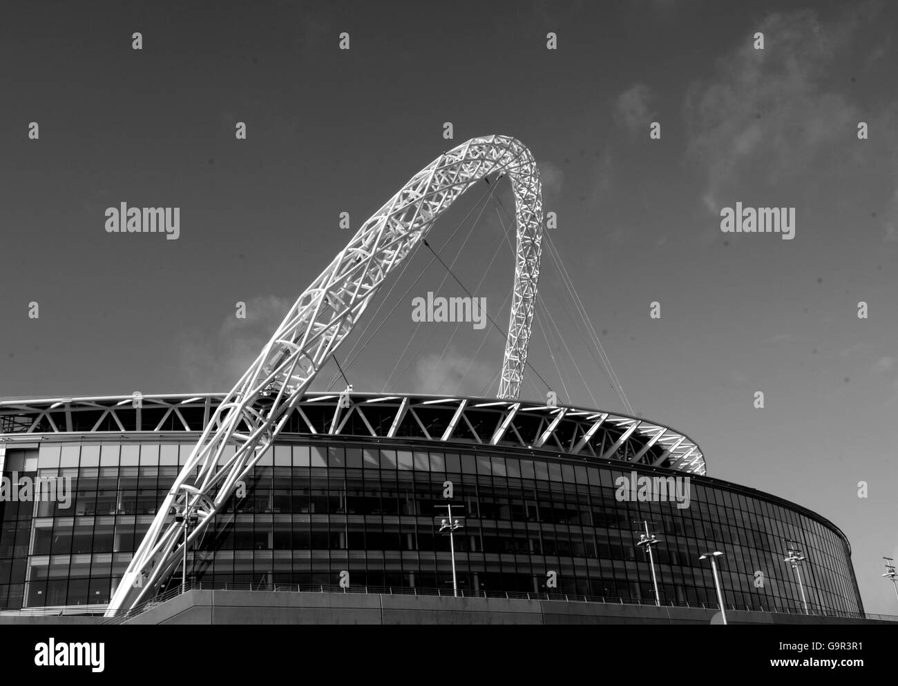 Fußball - Wembley-Stadion-Funktion Stockfoto