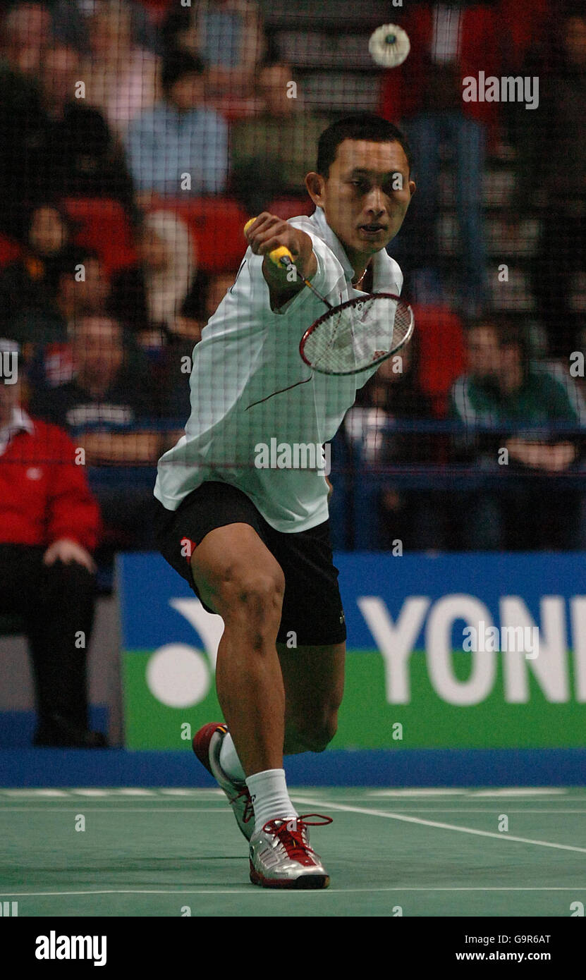 Badminton - Yonex All England Open Championships 2007 - National Indoor Arena. Indonesiens Sony DWI Kuncoro Stockfoto