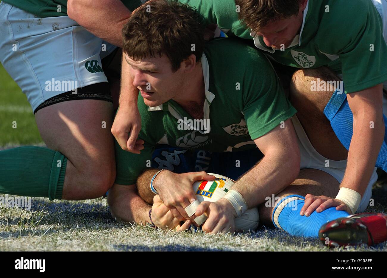 Rugby-Union - RBS 6 Nations Championship 2007 - Italien / Irland - Stadio Flaminio Stockfoto