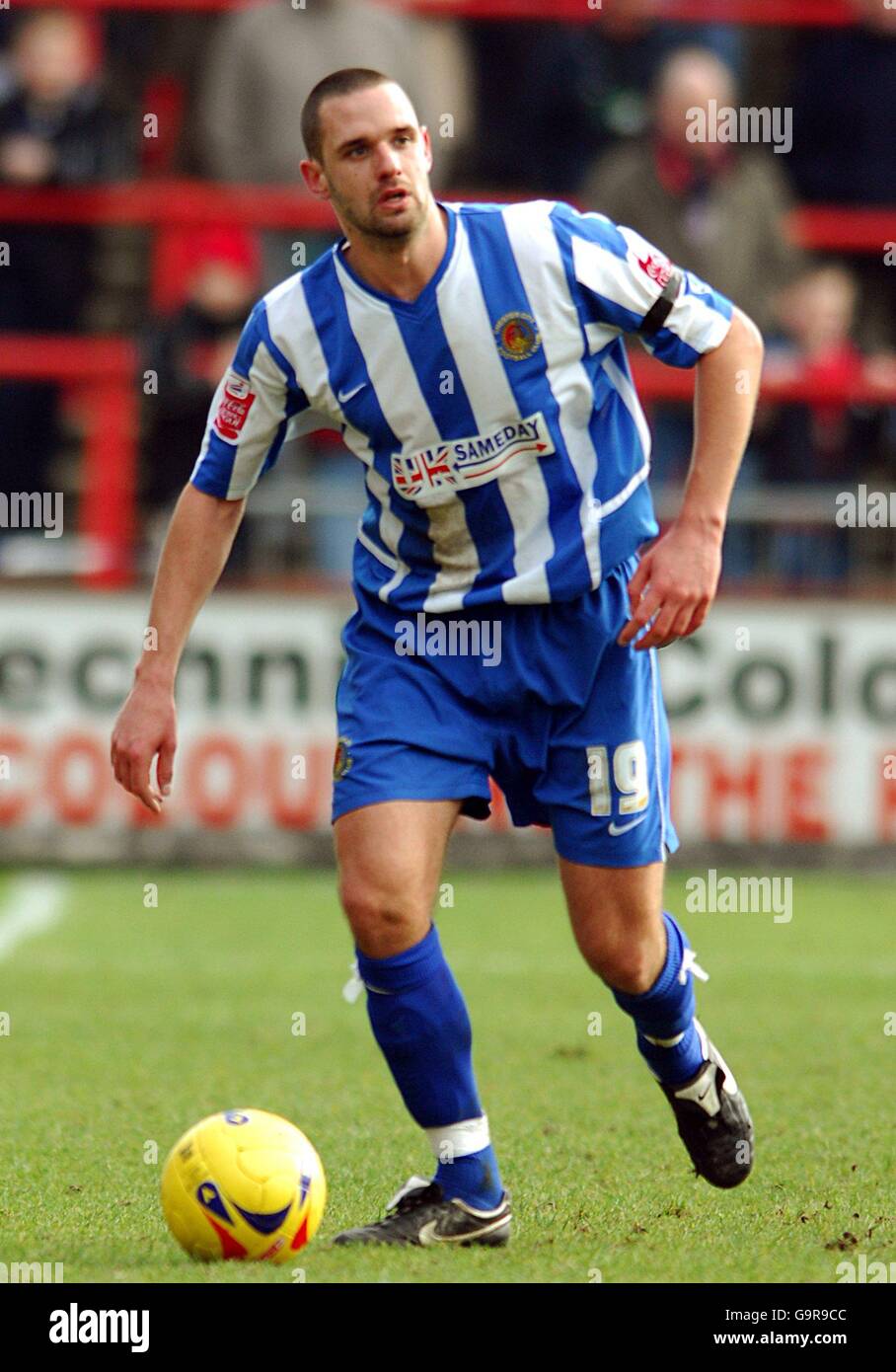 Fußball - Coca-Cola Football League Two - Wrexham / Chester City - Rennbahn. Paul Linwood, Chester City Stockfoto
