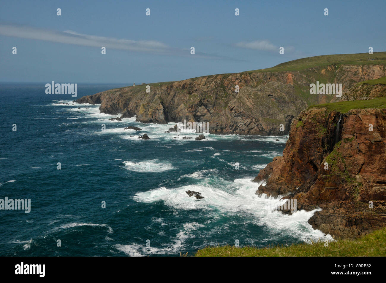 Küste von Arranmore Insel, County Donegal, Irland / Aran Island Stockfoto