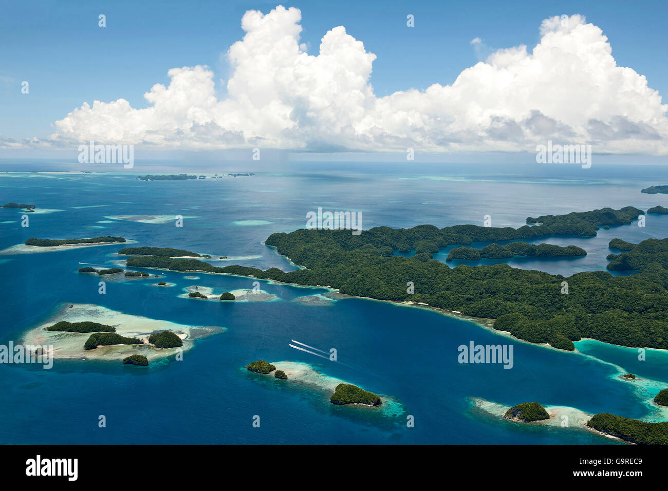 Palau, Mikronesien, Bismarck-Archipel Stockfoto