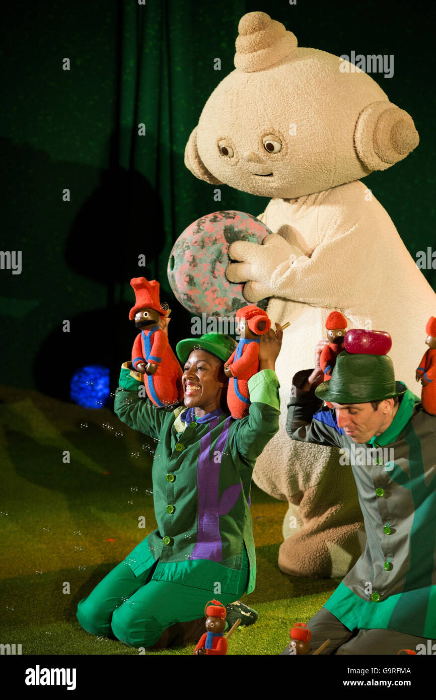 Makka Pack und die Pontipines: In der Nacht Garten Charakter / Zeichen. VEREINIGTES KÖNIGREICH. Stockfoto