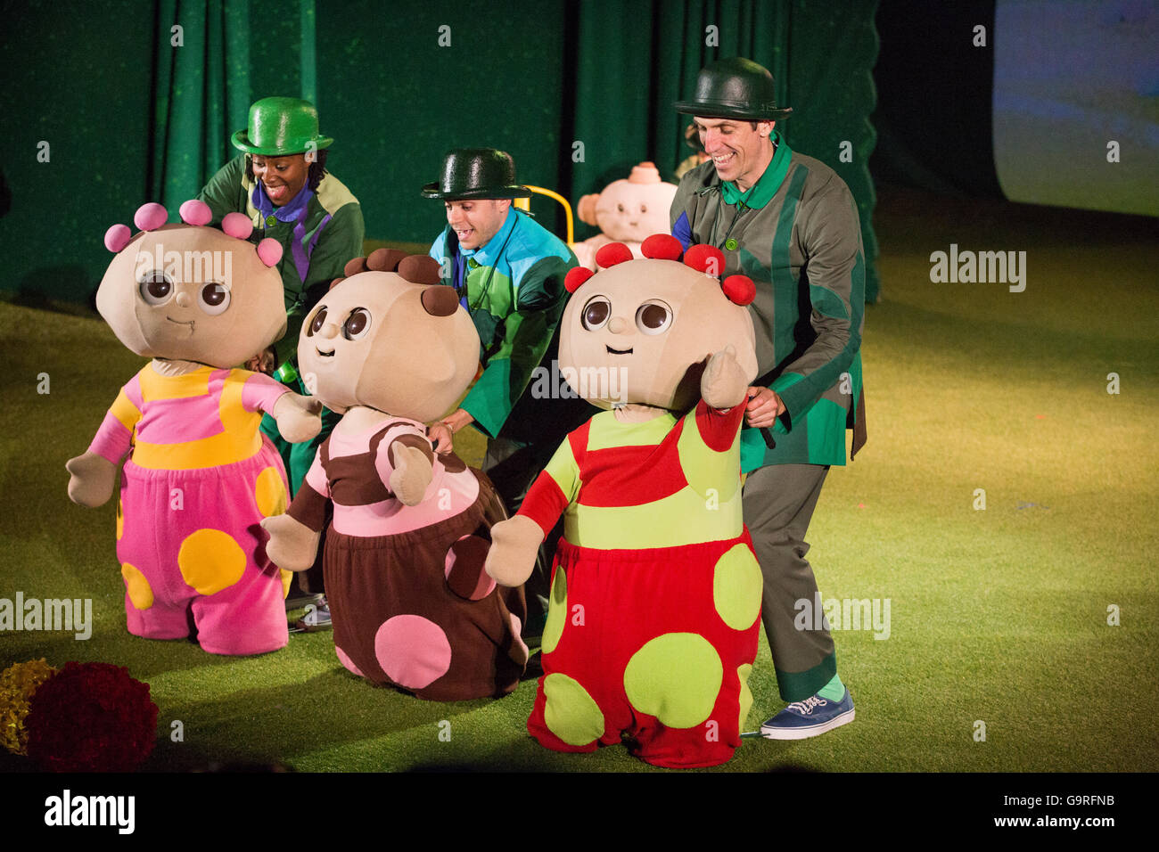 Die Tombliboos / Tombliboo: Charakter In der Nacht-Garten / Zeichen. VEREINIGTES KÖNIGREICH. Stockfoto