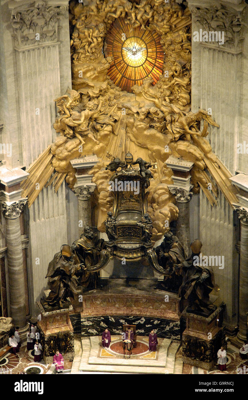 Vatikanstadt, Heiliger Stuhl, St. Peter Basilika, St.-Petri Dom, Vatikan,  Rom, Italien, Europa Stockfotografie - Alamy