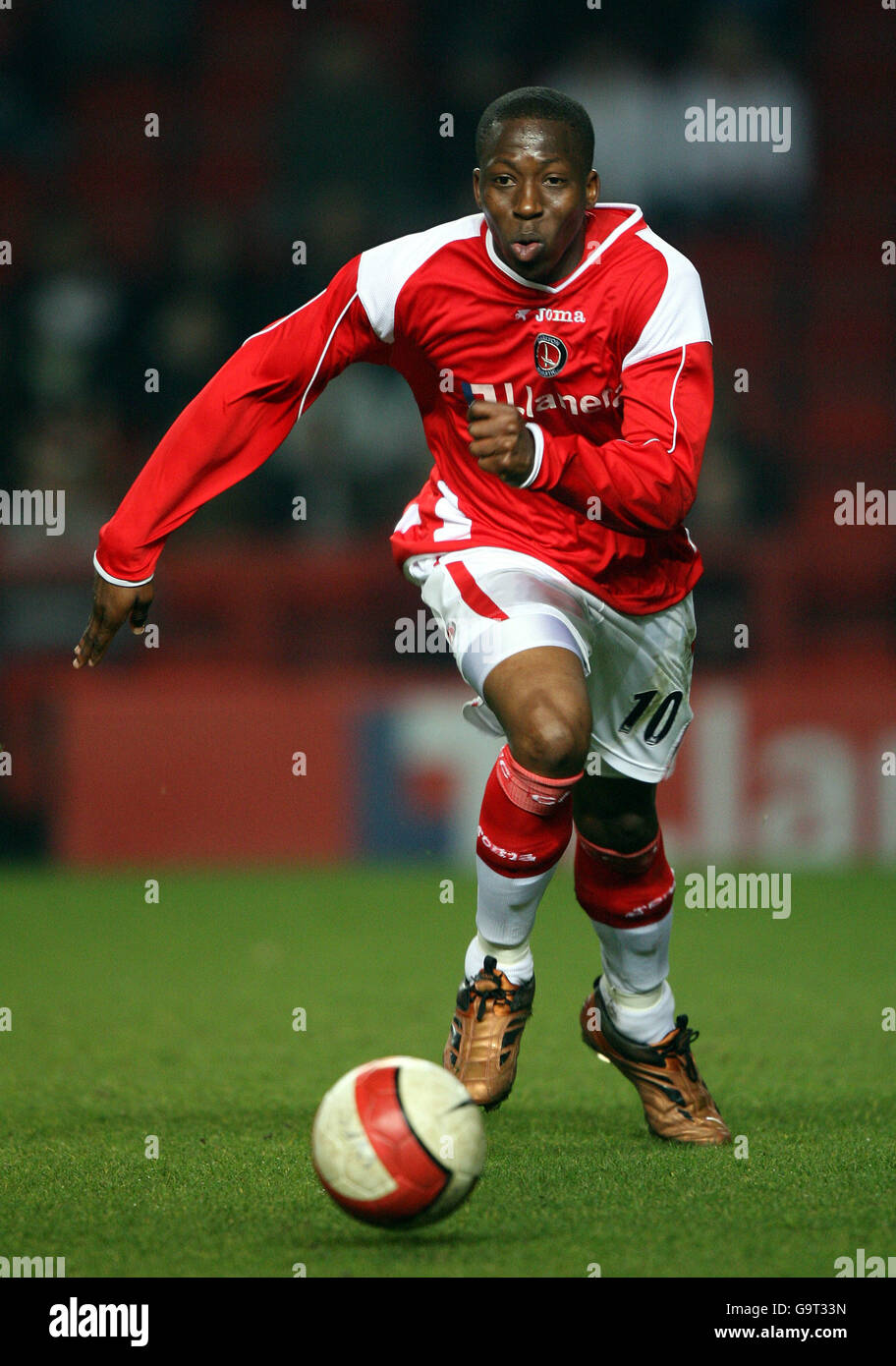 Fußball - Barclays Reserve League South - Charlton Athletic / Arsenal - The Valley. Chris Dickson von Charlton Athletic Stockfoto