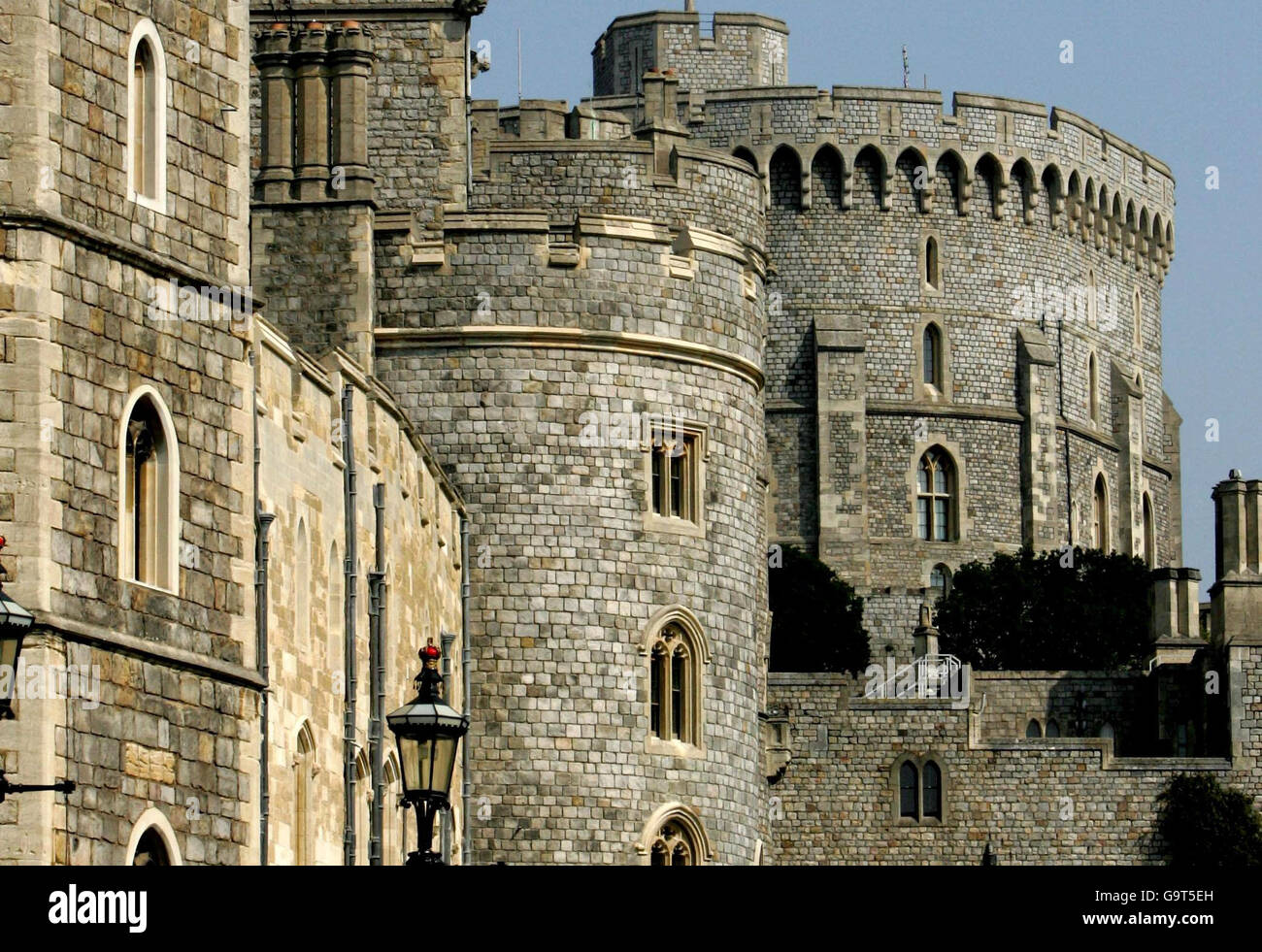 Frauen Soldaten bewachen Windsor Castle Stockfoto