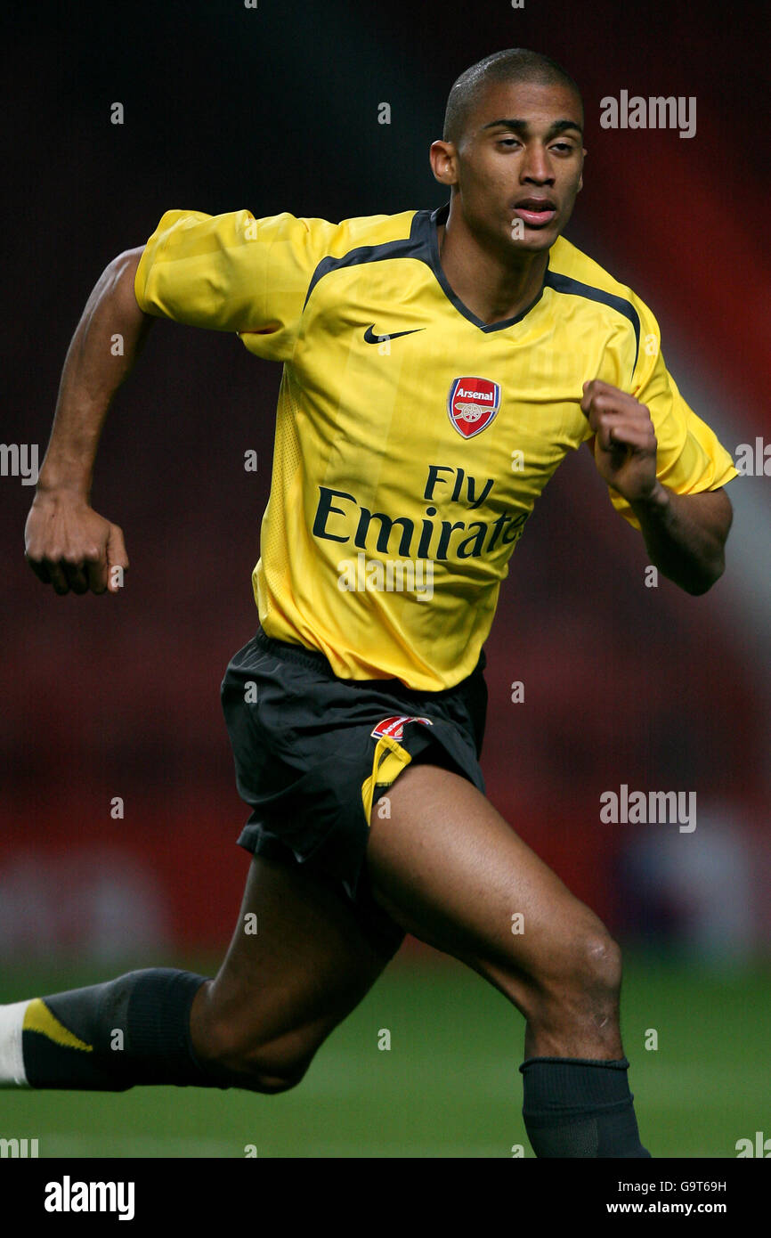 Fußball - Barclays Reserve League South - Charlton Athletic / Arsenal - The Valley. Armand Traore, Arsenal Stockfoto