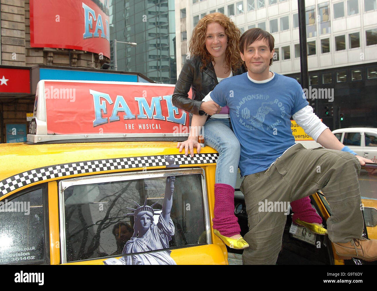 Ruhm der musikalischen Photocall - London Stockfoto