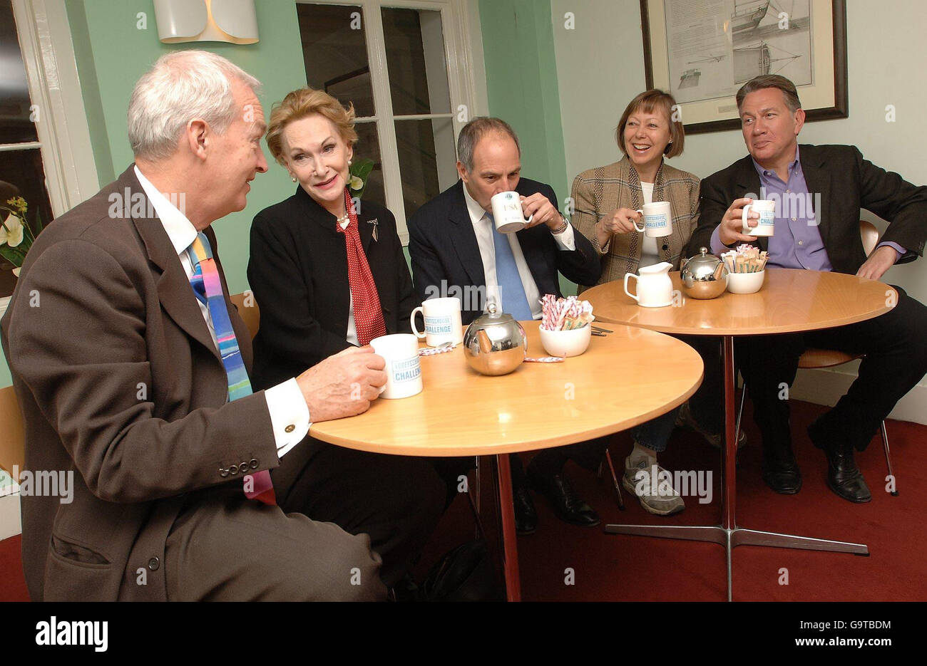 2007 Kaffeehaus Challenge Start - London Stockfoto