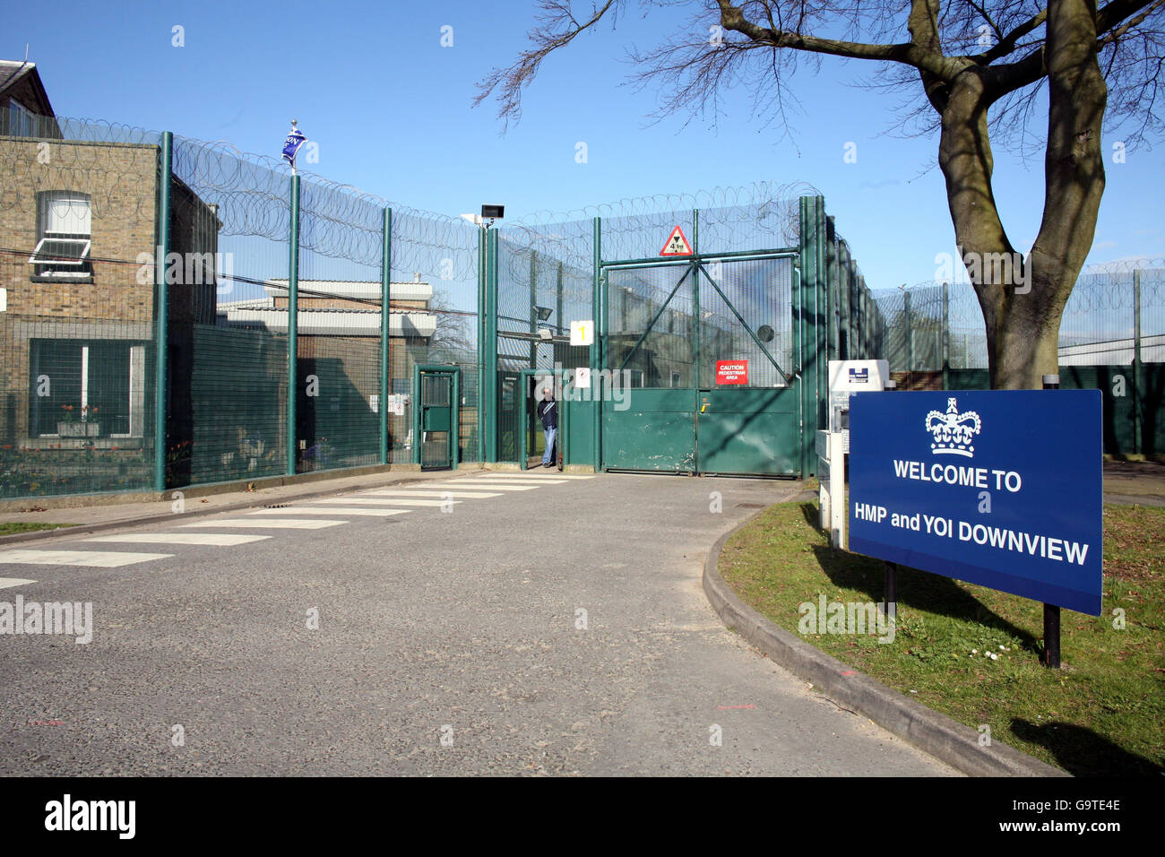 HMP-Downview Stockfoto