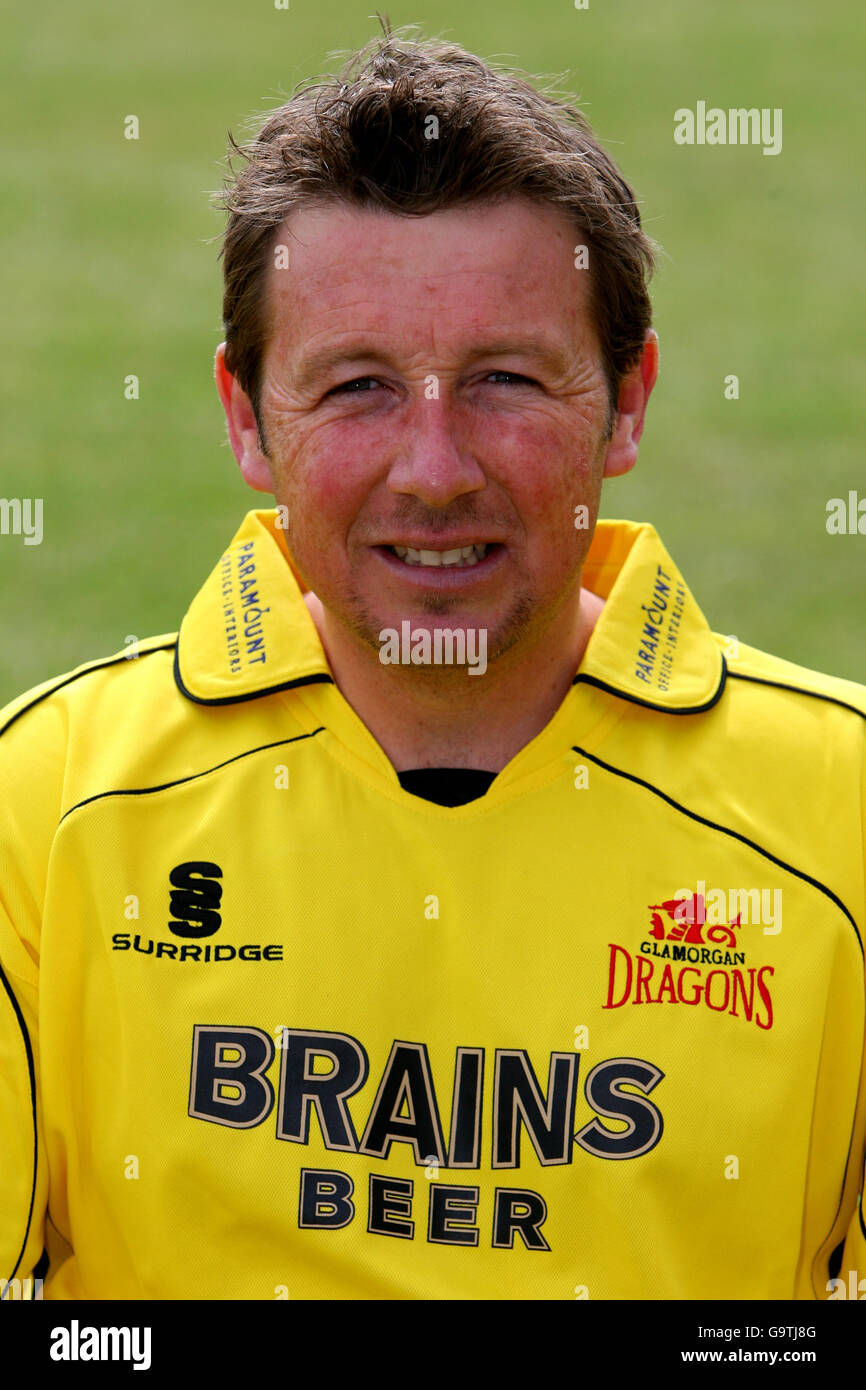 Cricket - Liverpool Victoria County Championship - Glamorgan Photocall 2007 - Sophia Gardens. Robert Croft, Glamorgan Stockfoto