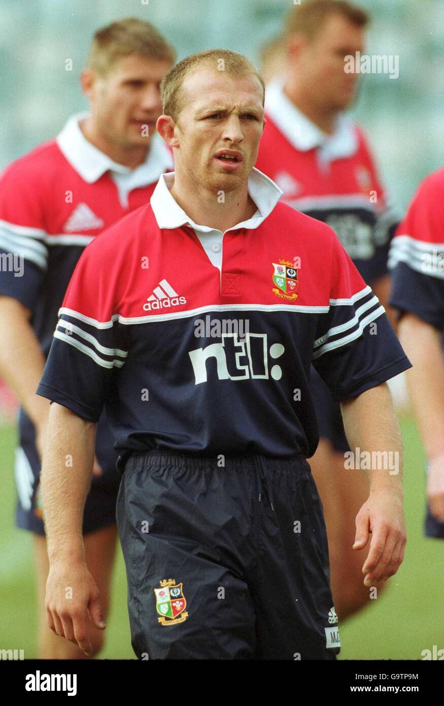 International Rugby Union - British Lions Tour of Australia - Training Canberra. Matt Dawson von British Lions während des Trainings im Bruce Stadium für ihr Spiel gegen den ACT Brumbies am Dienstag Stockfoto