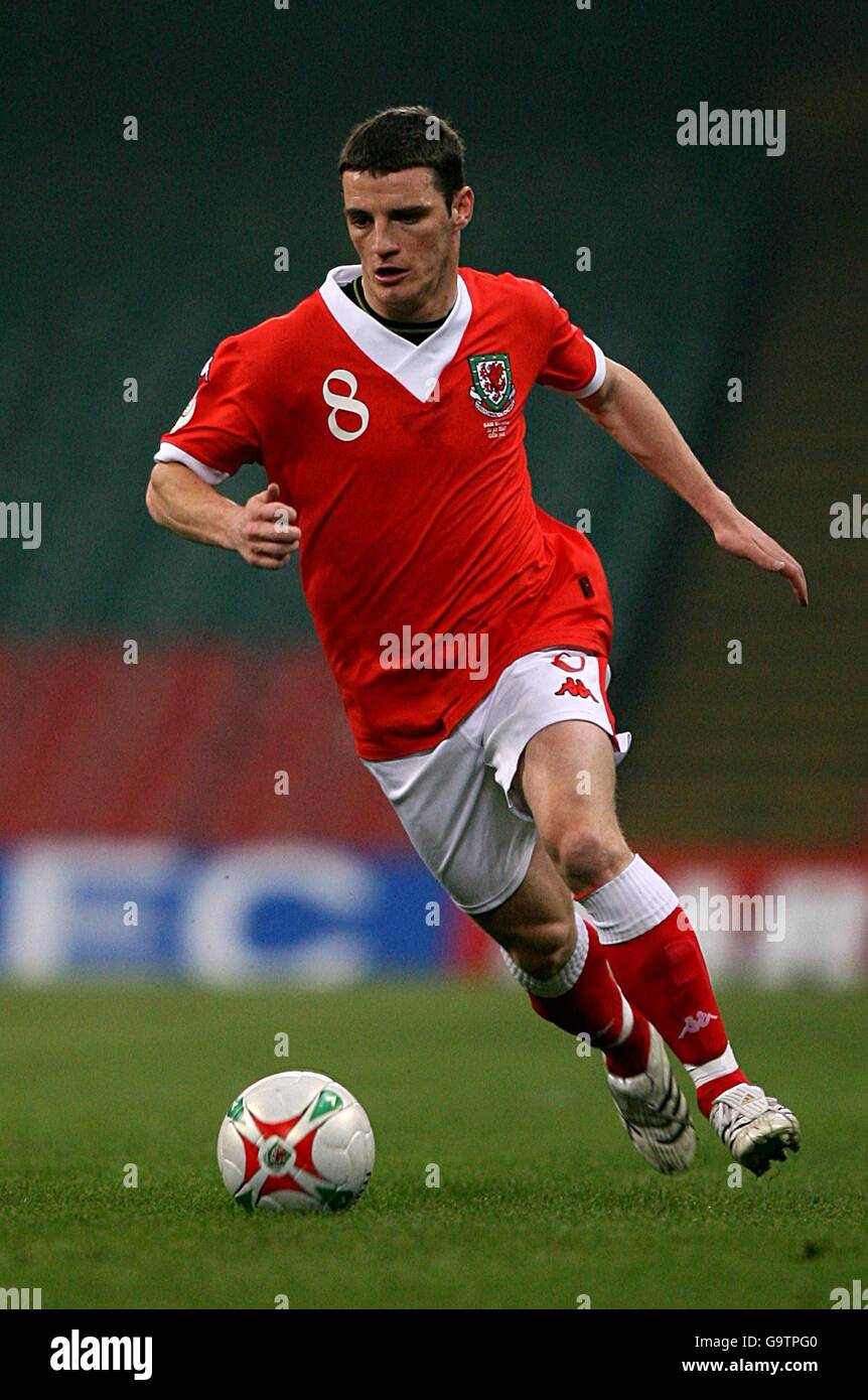 Fußball - Europameisterschaft 2008-Qualifikation - Gruppe D - Wales V San Marino - Millennium Stadium Stockfoto