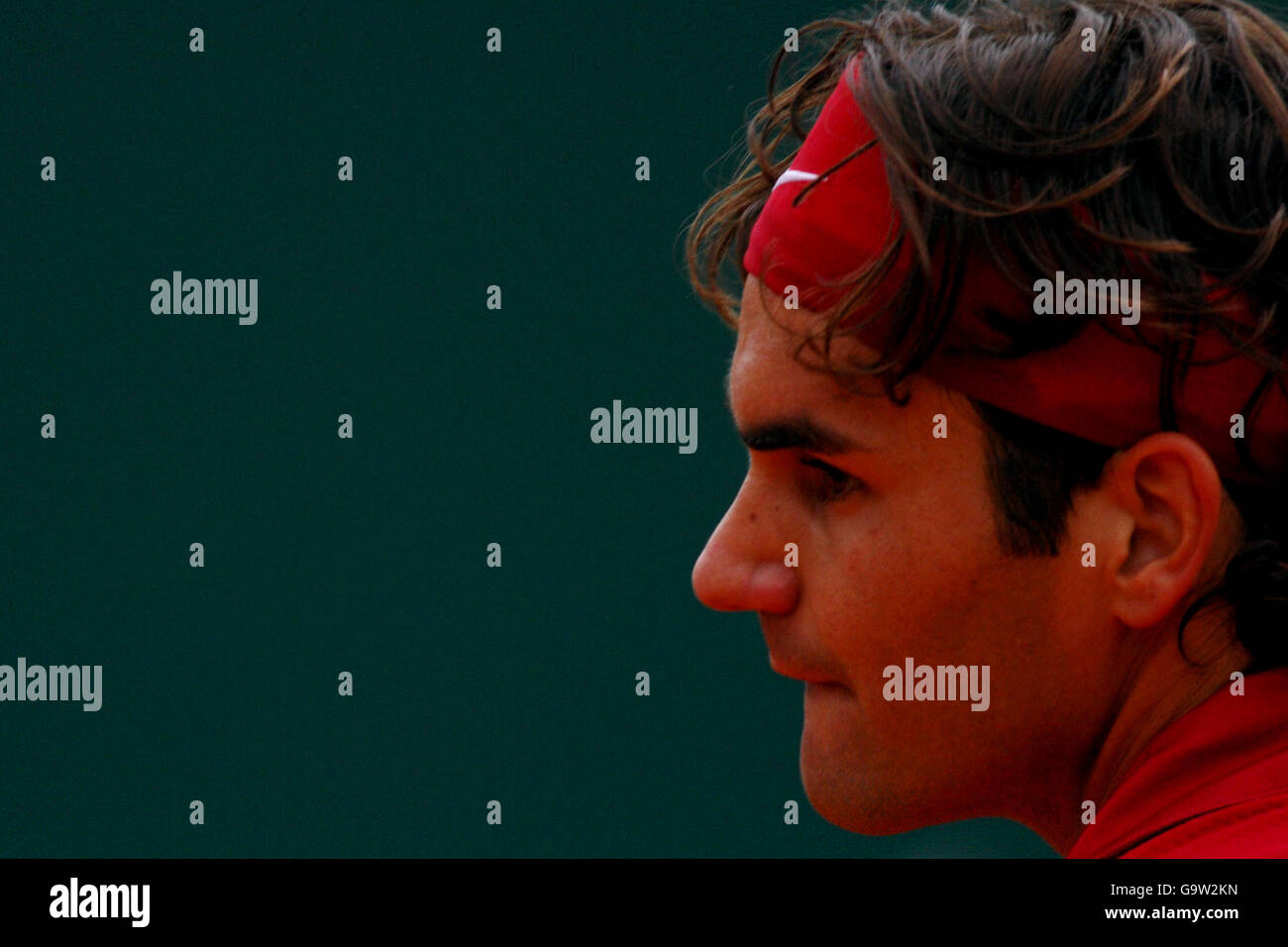 Tennis - ATP Masters Series - 3. Runde - Roger Federer V Hyung-Taik Lee - Montecarlo Stockfoto