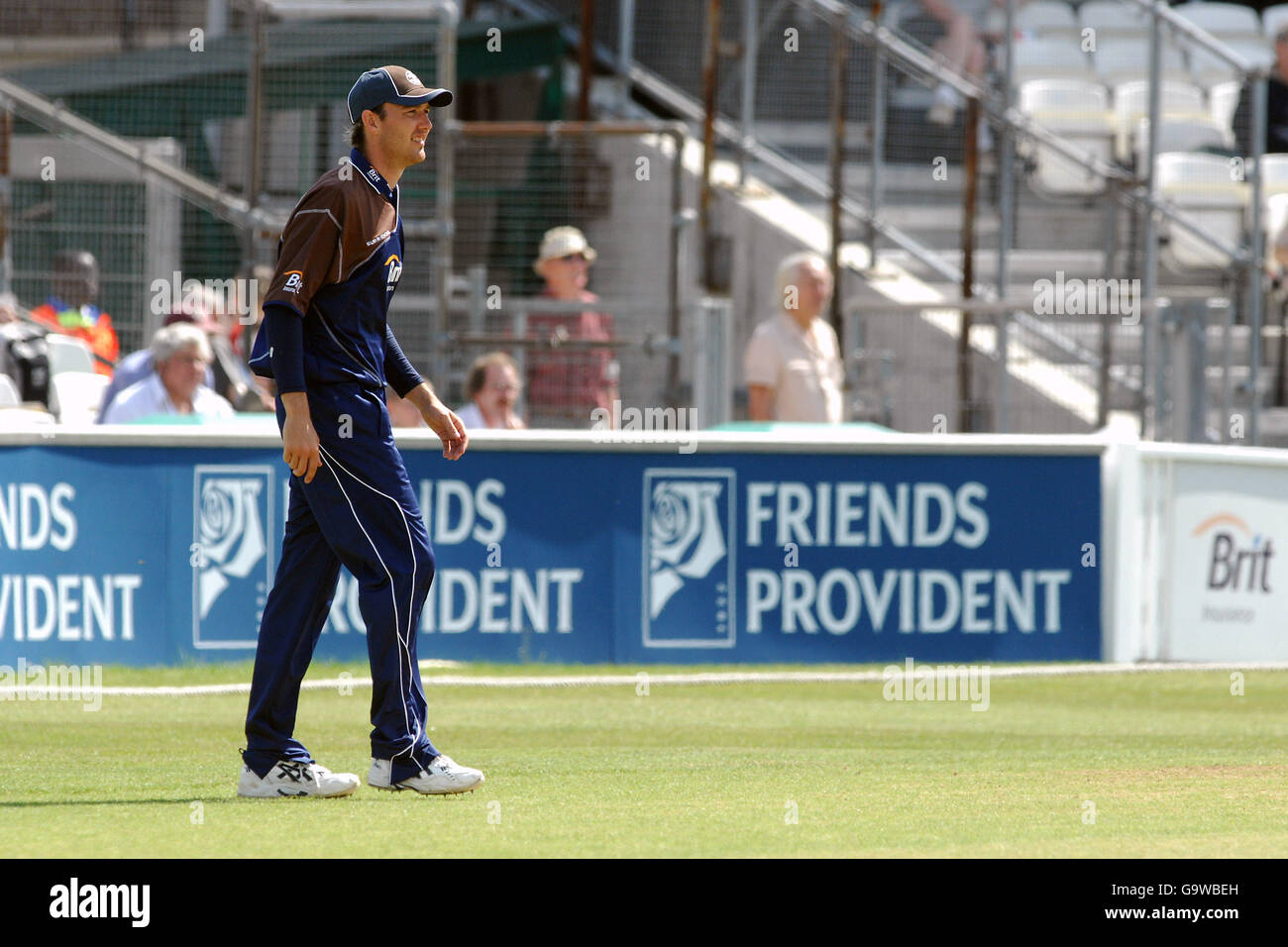 Cricket - Friends Provident Trophy - South Group - Surrey Brown Caps gegen Kent Spitfires - The Brit Oval. Chris Schofield, Surrey Brown Caps Stockfoto