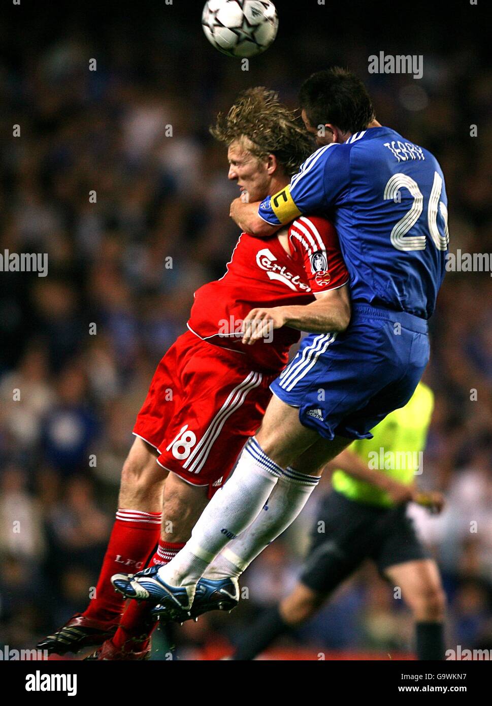 Fußball - UEFA Champions League - Halbfinale - Hinspiel - Chelsea gegen Liverpool - Stamford Bridge Stockfoto