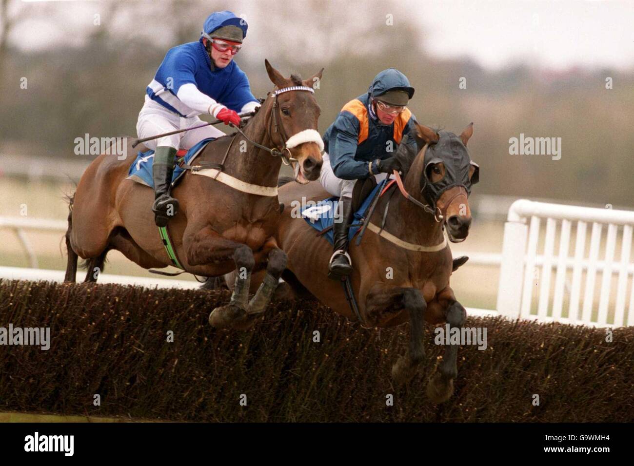 Pferderennen Sie-Warwick Rennen Stockfoto