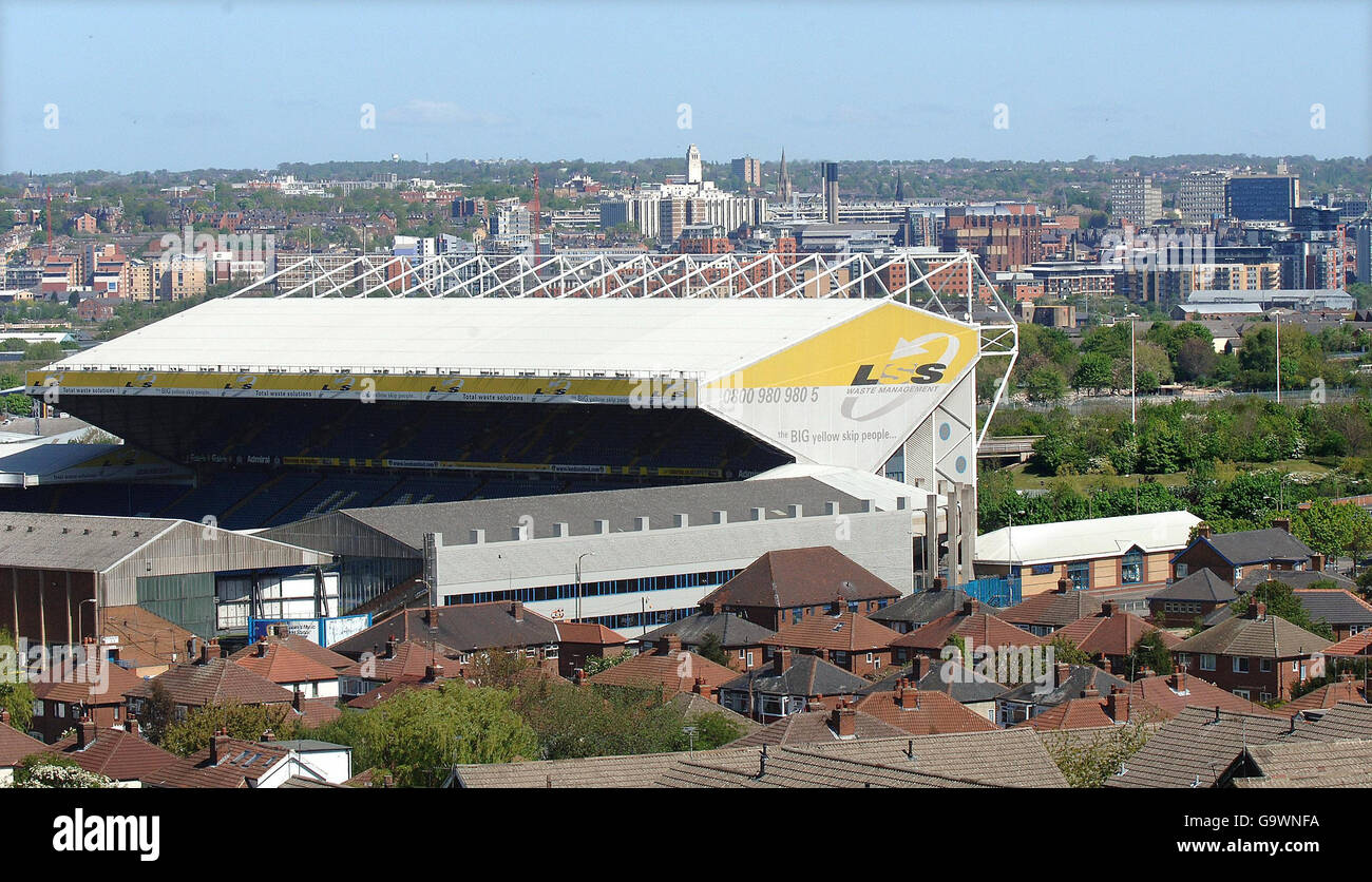 Fußball - Leeds United - Elland Road. Eine allgemeine Ansicht des Stadions an der Elland Road, Leeds. Stockfoto