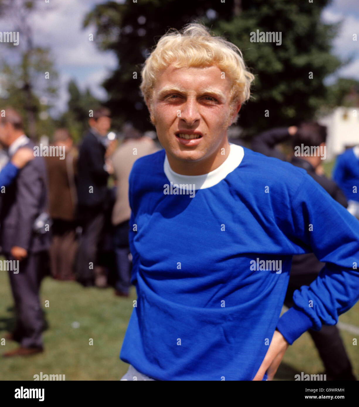 Fußball - Football League Division One - Everton Photocall. Alan Whittle, Everton, Juli 1969 Stockfoto