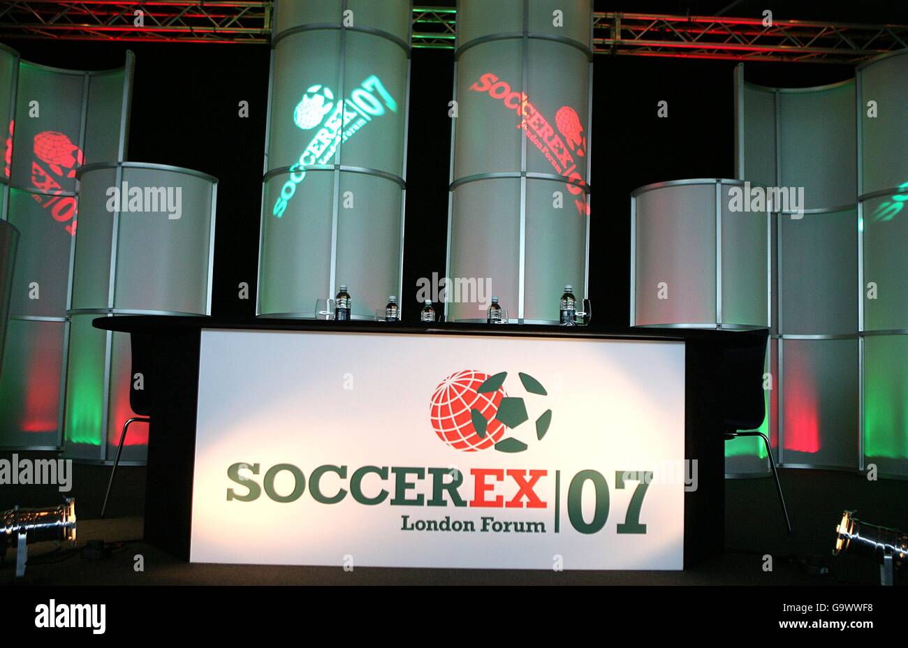 Soccerex London Forum - Wembley Stadium. Allgemeine Ansicht des Soccerex-Stadiums Stockfoto