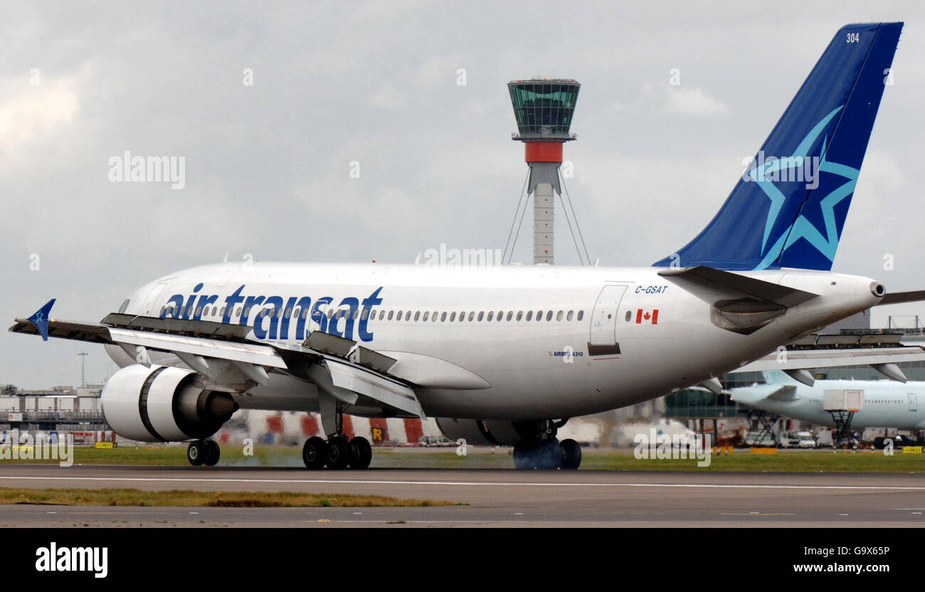 Erste Langstrecken-Low Cost-Service vom Flughafen Heathrow nach Toronto Stockfoto