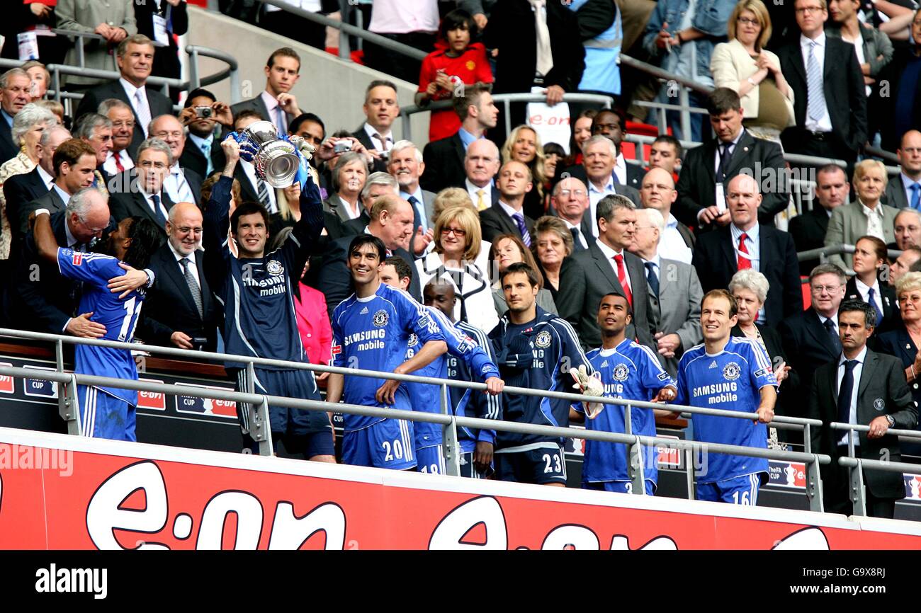 Fußball - Pokal - Finale - Chelsea gegen Manchester United - Wembley-Stadion Stockfoto