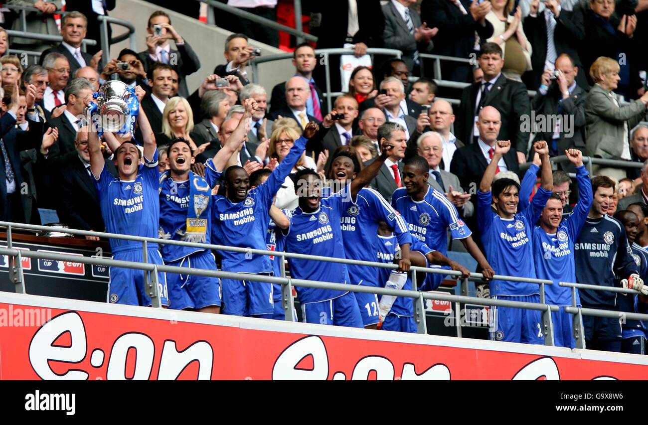 Fußball - Pokal - Finale - Chelsea gegen Manchester United - Wembley-Stadion Stockfoto